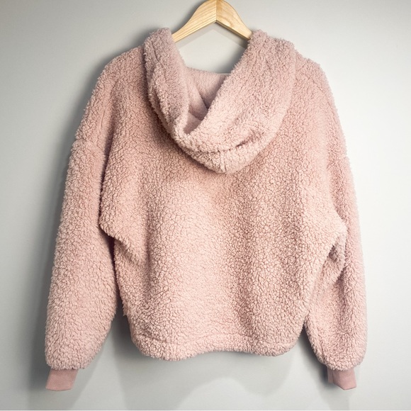 Love Tree Pink Pullover Hooded Sherpa Size Small - Picture 9 of 9